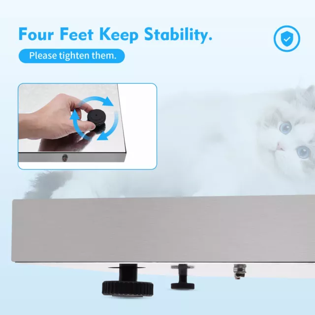 Heavy Duty Digital Vet Scale Weighing Scale Pet Cat Dog Sheep Livestock 440LB