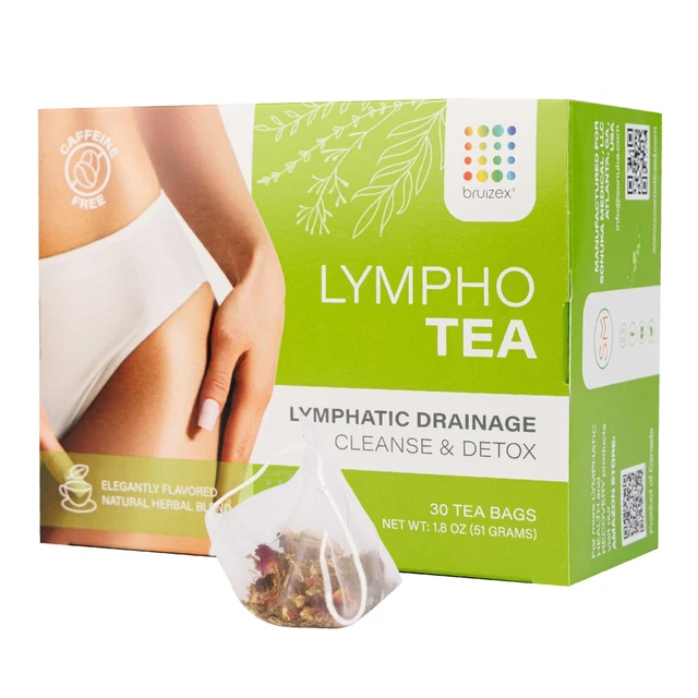 LYMPHATIC NATURAL HERBAL Tea, Lymphatic Drainage, Ginger Blend for