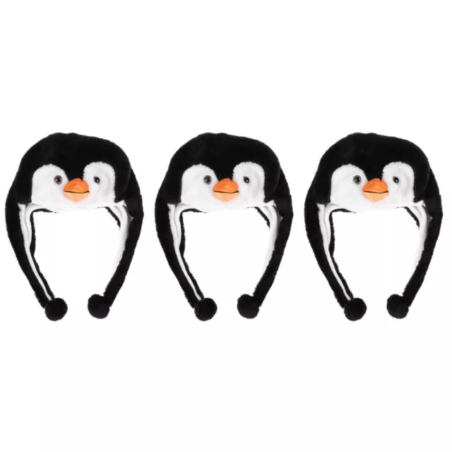 Cute Penguin Winter Ski Hat Set for Kids & Adults - Fun Novelty Gift-JN