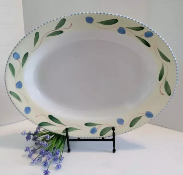 Pier 1 Made In Italy Palermo Pasta/Platter Bowl Good Condition Hand Painted