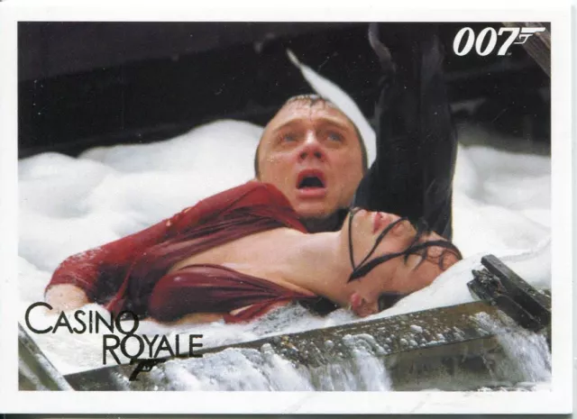 James Bond Archives 2014 Casino Royale Gold Parallel Base Card #96