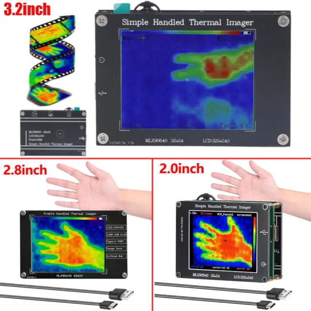 Handheld Thermal-Imaging Camera 2"/2.8"/3.2" TFT Screen Temperature Imager