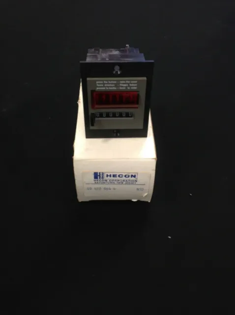 Hecon Counter 6 Digit Analog Counter GC422564 24dc