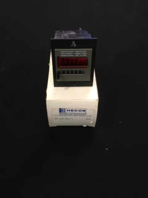 Hecon Counter 6 Digit Analog Counter GC422564 24dc