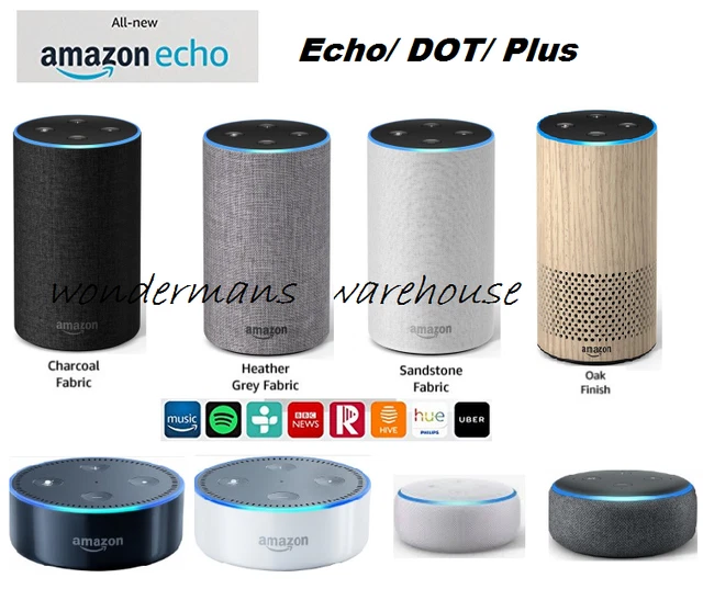 AMAZON ECHO ALEXA Plus/Dot 3rd & 4th Gen/Show Speakers Various