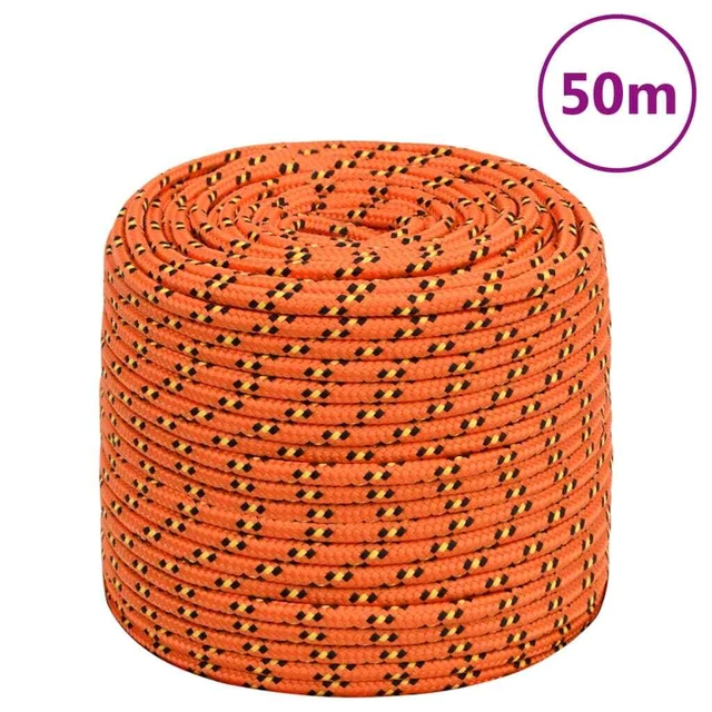 Vidaxl Corda Nautica Arancione 10 mm 50 m in Polipropilene