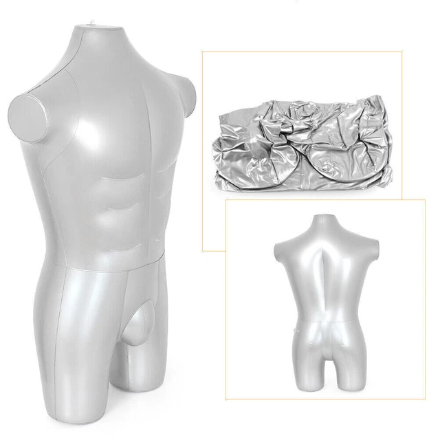 FASHION MALE MAN Full Body Inflatable Mannequin Dummy Torso Models ...