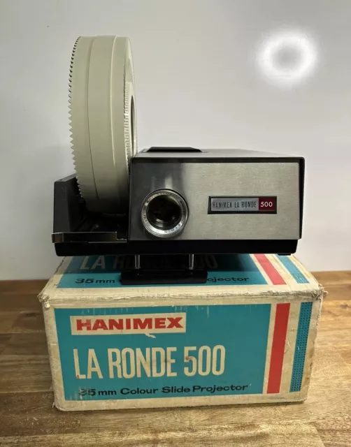 Vintage Hanimex LA RONDE 500 Photo Slide Projector - Made in Australia