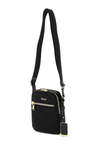 NEW Tumi 'persia' crossbody bag 0196614DGLD 146579 BLACK GOLD AUTHENTIC NWT 3