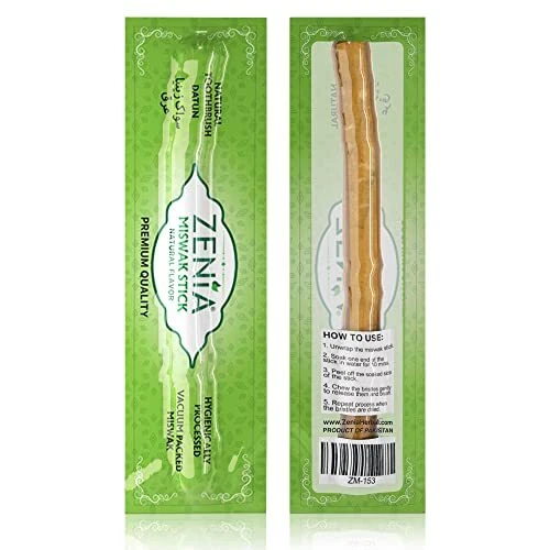 Sewak Natural Miswak Toothbrush - Vacuum Sealed Natural Flavor
