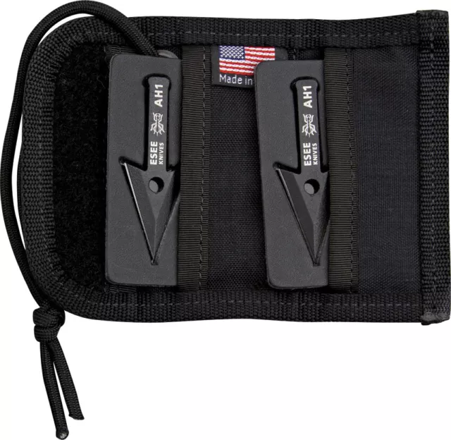 ESEE AW AH1 Arrowhead Wallet Black Nylon Construct