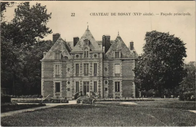 CPA ROSAY-sur-LIEURE Chateau de Rosay - Facade Principale (1148243)