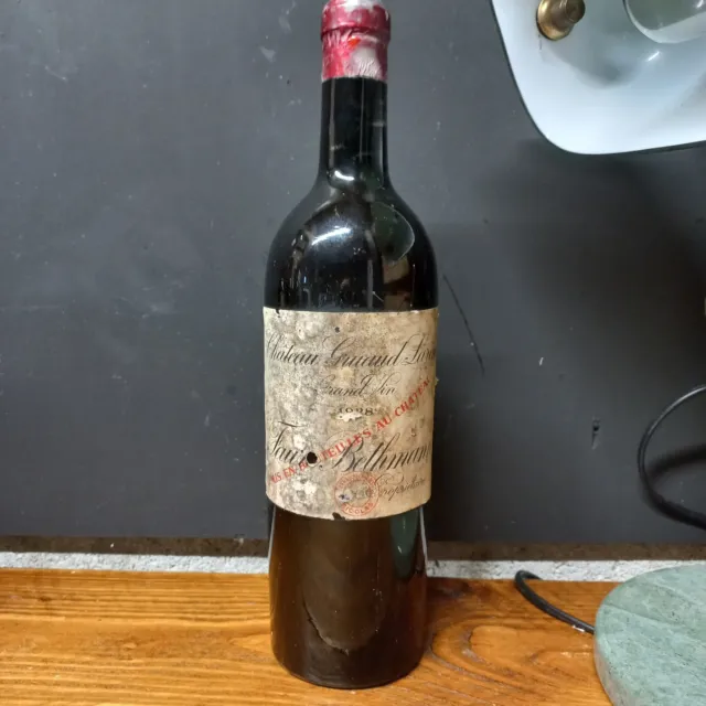 Superbe château Gruaud Larose 1928 Grand Cru Classé GCC St Saint Julien Cordier