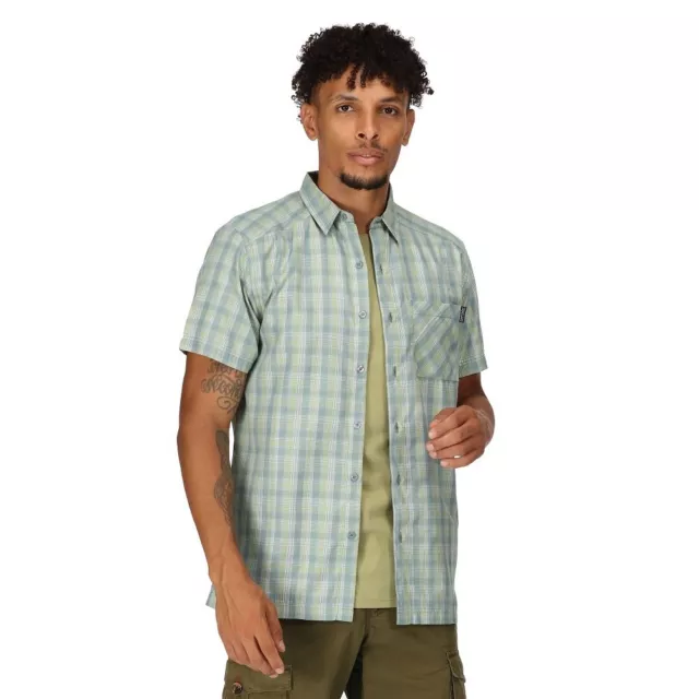 Regatta Kalambo IV Ivy Moss Check, chemise urbaine à carreaux homme