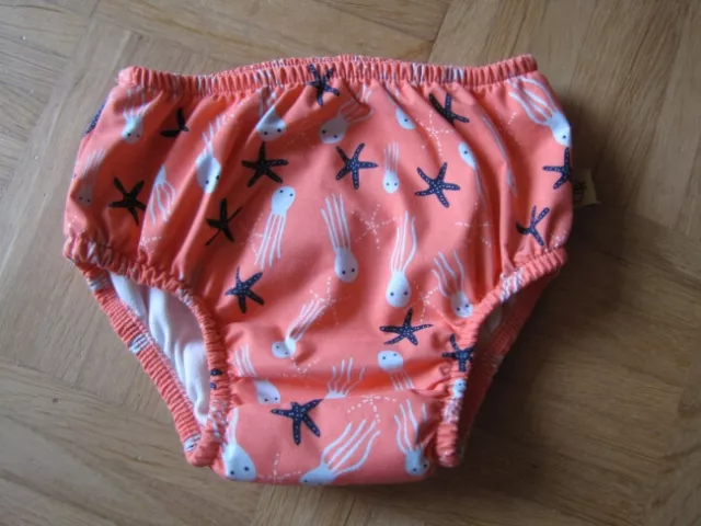 Schwimmwindel Gr. 86 v. LÄSSIG, orange,  Windelbadehose Badehose Baby