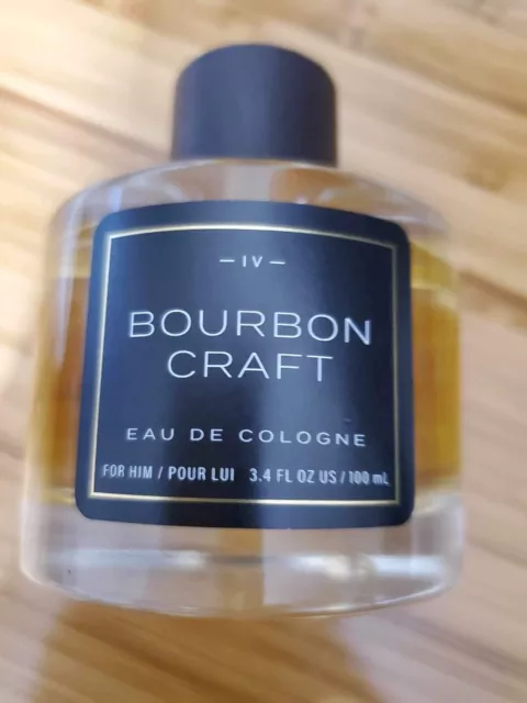 RARE SET OF 2 Tru Fragrance Mens Bourbon Craft 3.4 oz. Eau de