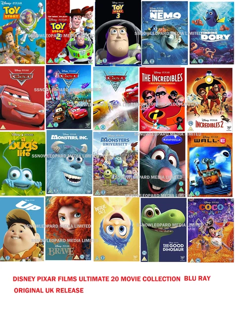 WALT DISNEY PIXAR 20 Movie Complete Collection All Film New