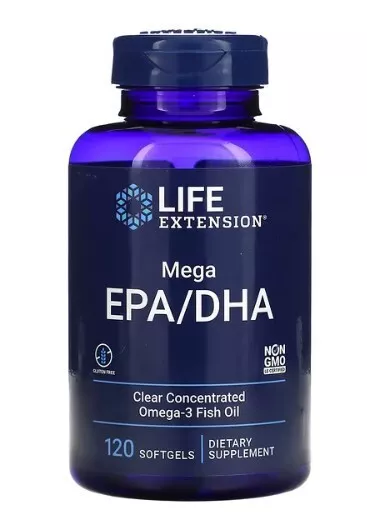 Life Extension - Mega Epa/Dha - 120 Softgels - New Stock - Exp: May 2025