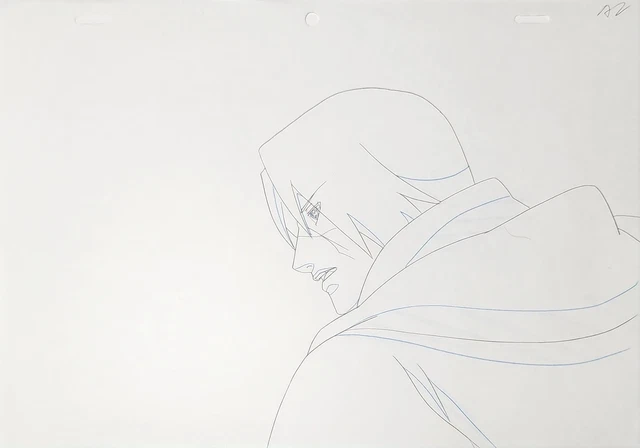 NARUTO ANIMATION PRODUCTION Cel Drawing Douga: Itachi - 3945 $120.00 ...