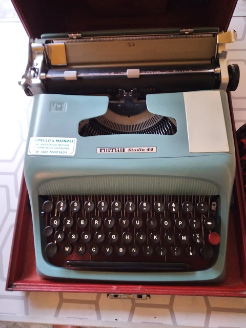 Macchina da scrivere Olivetti STUDIO 44 Senza Nastro Ma Funzionante