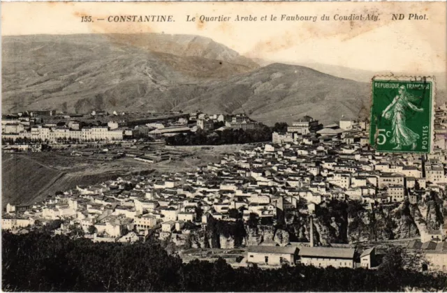 CPA AK ALGERIA CONSTANTINE Le Quartier Arabe et le Faubourg (1189402)