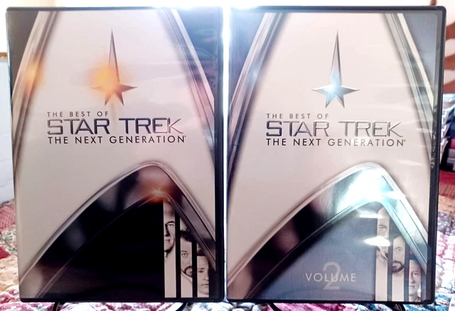 The Best of Star Trek: The Next Generation Vol 1 & Vol 2, 2009, 2-Disc DVD, READ