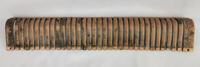 Antique National Cash Register Key Comb NCR Model 356-G c1911 Solid Brass C4