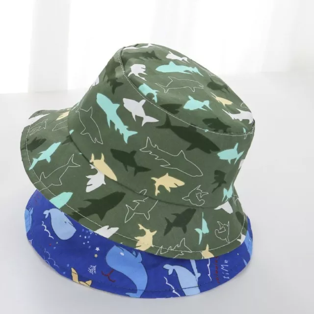 Cartoon Baby Fisherman Hat Breathable Sunscreen Hat Beach Cap  Outdoor Travel