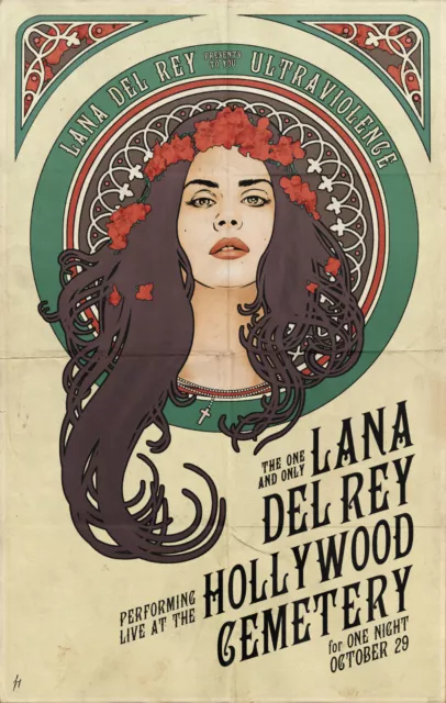 Lana Del Rey Music LDR07 SINGER POSTER A4 A3- BUY 2 GET 3RD FREE UK SELLER