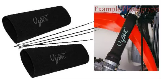 Viper neoprene long fork seal savers for KTM 350 Country E / GS Enduro 83-85