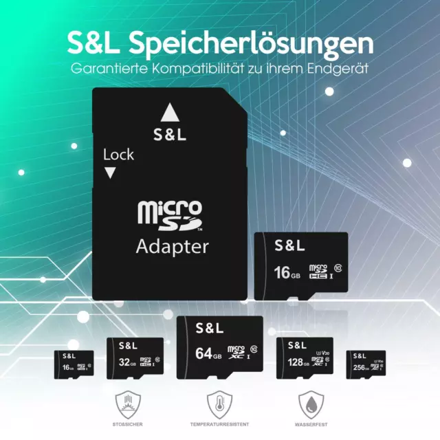 micro SD Speicherkarte Memory für Xiaomi Redmi Note 8 16GB 32GB 64GB 128GB 256GB 2