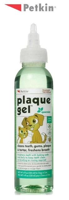 Petkin Plaque Teeth Cleaning Dental Tooth Gel 120Ml Dog & Cat *Sameday Dispatch*