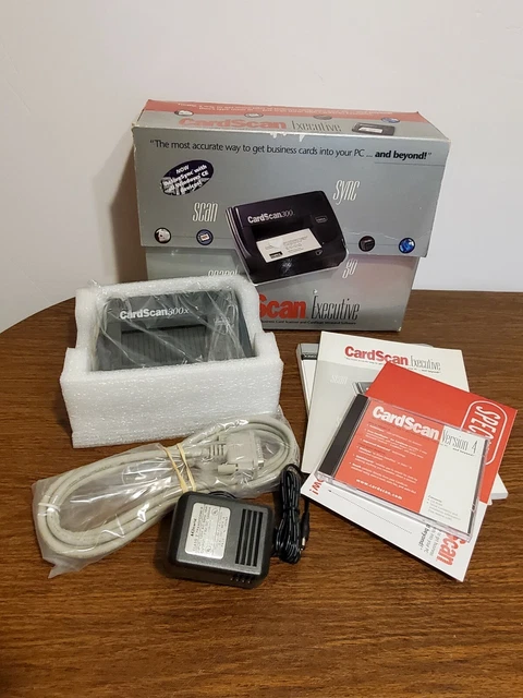 Corex CardScan Executive 300 Business Card Scanner - NOB