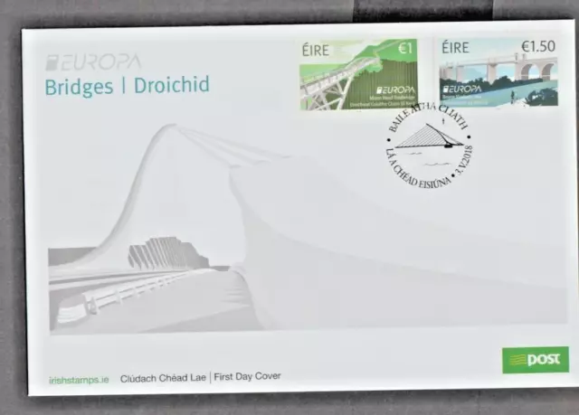 Ireland 2018 Europa Bridges FDC