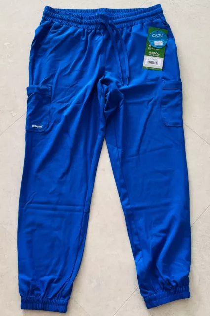 GREYS ANATOMY by BARCO Terra 6-Pocket Mid-Rise Ciclo Jogger Scrub Pants - Size M