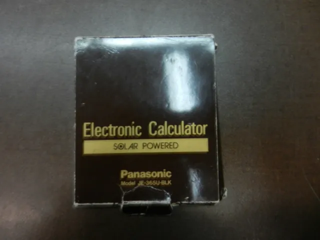 Calcolatrice Panasonic JE-365U-BLK