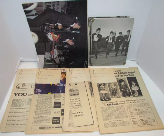 The Beatles , big lot of sixties magazine clippings