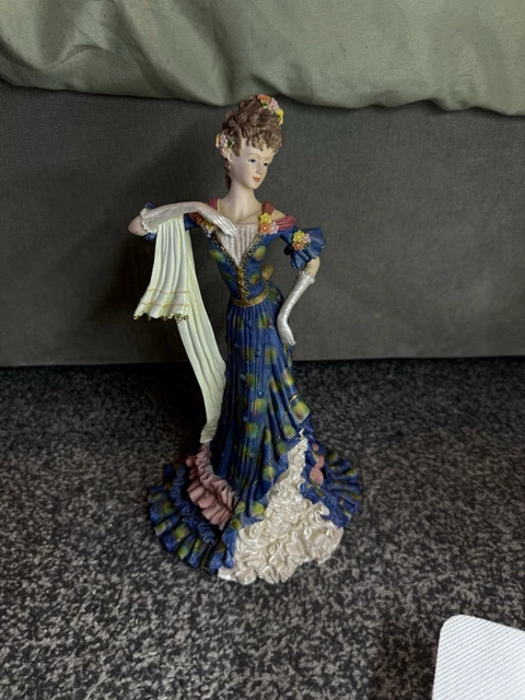 Bébé résine dans seau REGENCY FINE ARTS. Figurine décorative vintage
