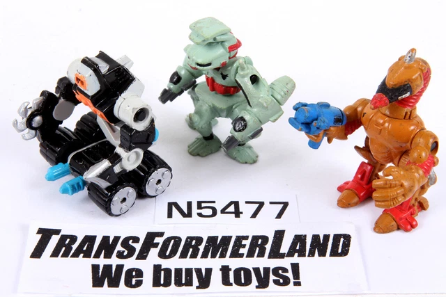Scrag, Toze, Terrakon Series 3 100% Complete Morphbots Zbots Micro Machines