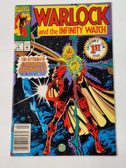 Warlock and the Infinity Watch 1 NEWSSTAND Marvel Comics Adam Warlock 1992