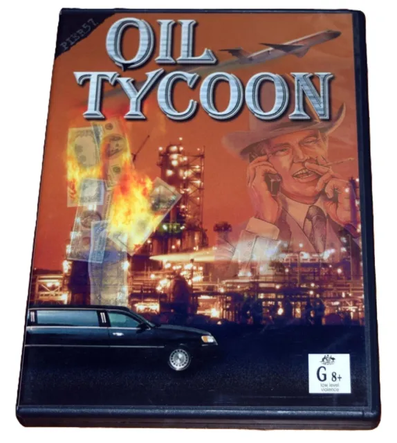 Oil Tycoon PC CD Rom Computer Video Game 2001