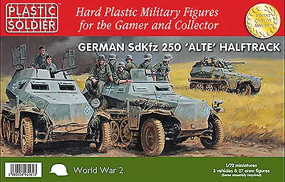The Plastic Soldier Company 1/72 German Sd.Kfz.250 "alte" Halftrack # 20022
