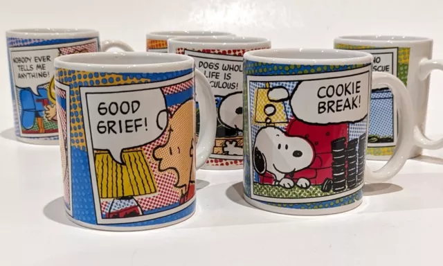 Peanuts Characters 12 oz Ceramic, Coffee Mug Gibson, Snoopy, Sally Charlie Brown