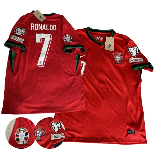 CRISTIANO RONALDO 7 Portugal 2024 EURO YOUTH Jersey Red 35.49 PicClick
