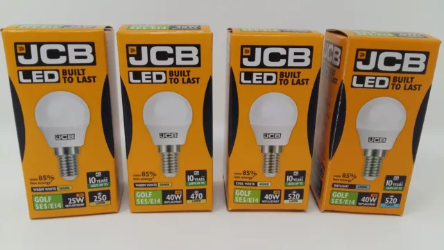 25w/40w LED Round Golf JCB Light Bulbs SES small Screw In E14 2 4 10 Bulb 6w