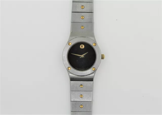 Vintage Movado Stainless Steel Watch Two Tone-Ladies watch