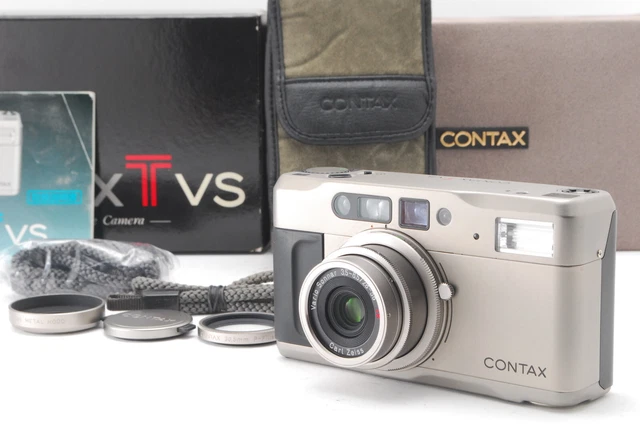All Works [MINT in Box] CONTAX TVS D Point & Shoot 35mm Film Camera From JAPAN