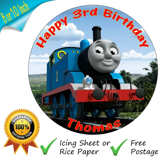 THOMAS THE TANK Engine Cake Topper Personalised Edible Birthday Caketopper EUR 5,82 PicClick FR THOMAS THE TANK Engine Cake Topper Personalised Edible Birthday Caketopper EUR 5,82 PicClick FR