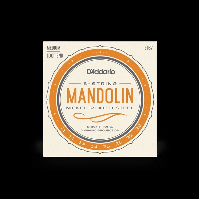 8-saitige Mandolinensaiten EJ67 Nickel Mandolin, 11-39 - Dresden D