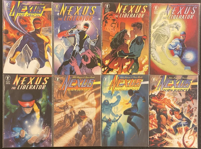 Nexus: The Origin #1, The Liberator #1-4, Alien Justice #1-3 Dark Horse Comics